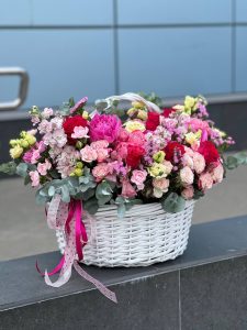 A basket of flowers